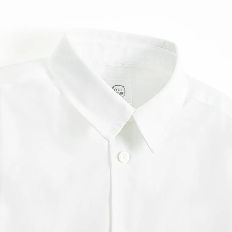 Cool Club, Koszula chłopięca z krótkim rękawem, biała