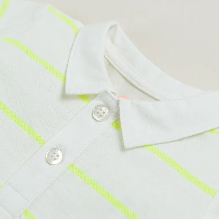 Cool Club, Koszulka polo chłopięca z krótkim rękawem, biała