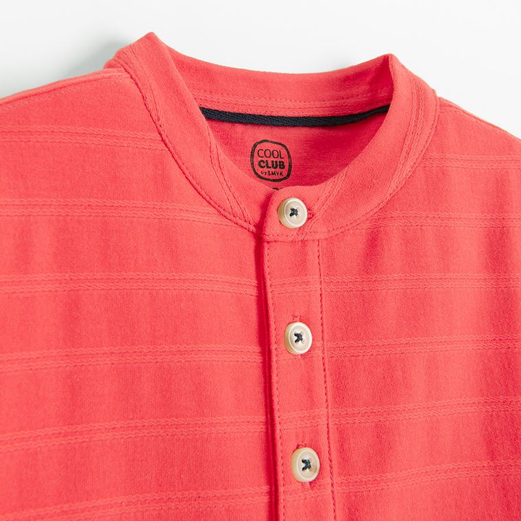 Cool Club, Koszulka polo chłopięca z krótkim rękawem, czerwona