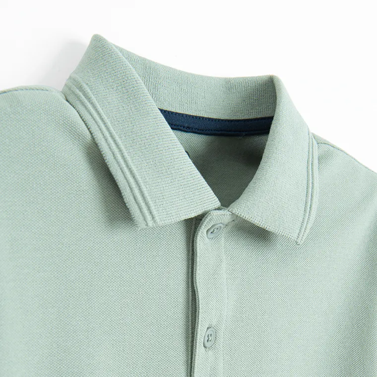 Cool Club, Koszulka polo chłopięca z krótkim rękawem, zielona