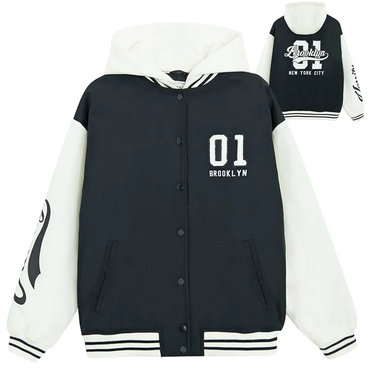 Cool Club, Kurtka bejsbolówka dziewczęca z kapturem, mix