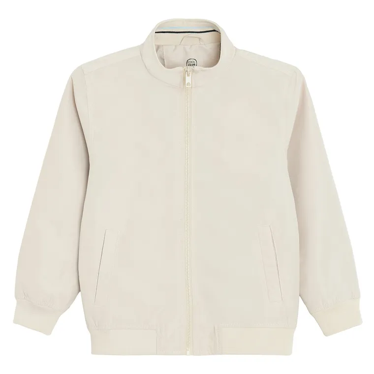 Cool Club, Kurtka chłopięca, oversize, beżowa