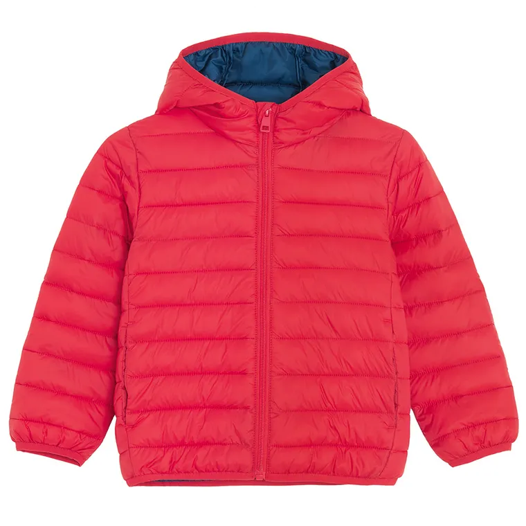 Cool Club, Kurtka chłopięca z kapturem, czerwona