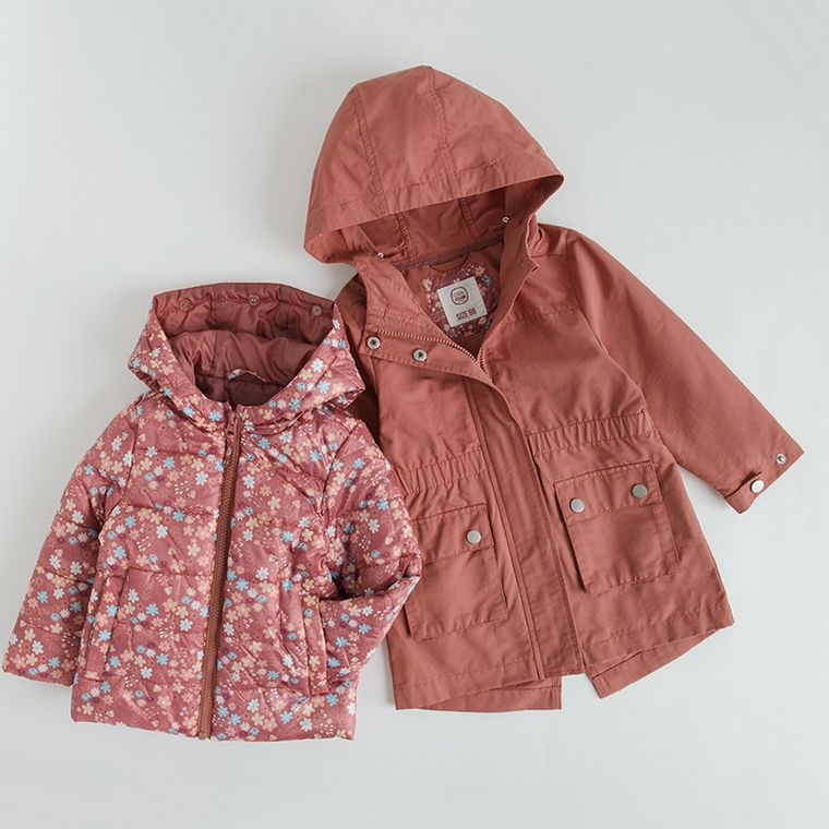 Cool Club, Kurtka dziewczęca z kapturem, 3w1, różowa