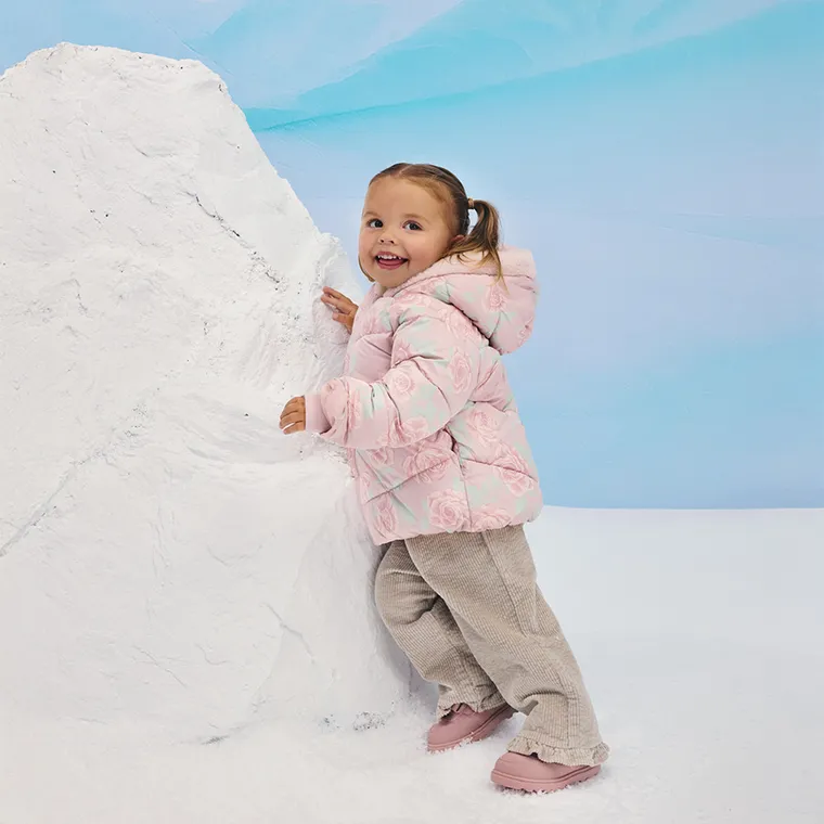 Cool Club, Kurtka dziewczęca z kapturem, ocieplana, różowa