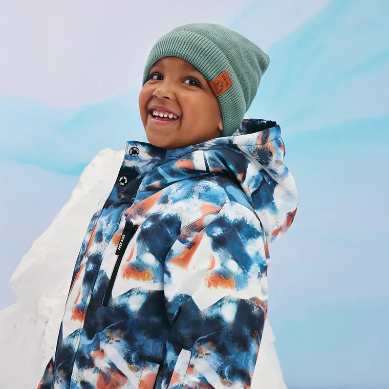 Cool Club, Kurtka narciarska chłopięca z kapturem, ocieplana, niebieska