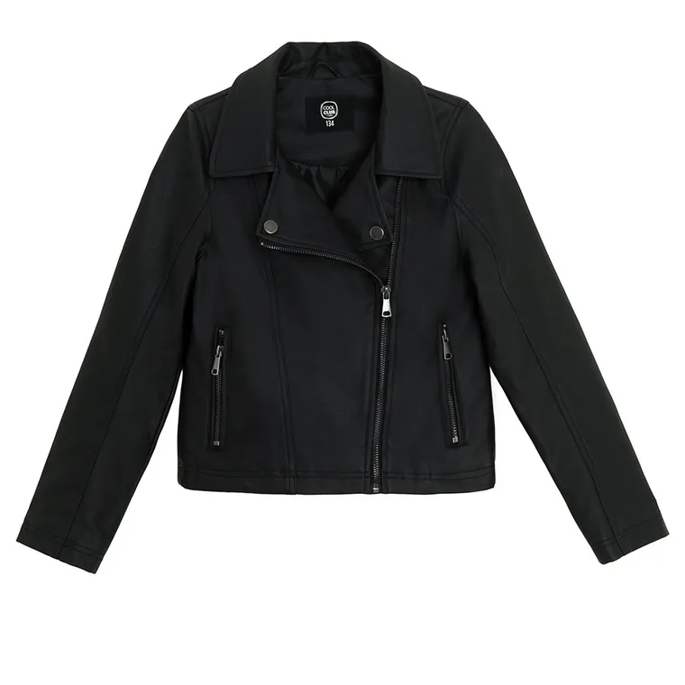 Cool Club, Kurtka ramoneska dziewczęca, czarna