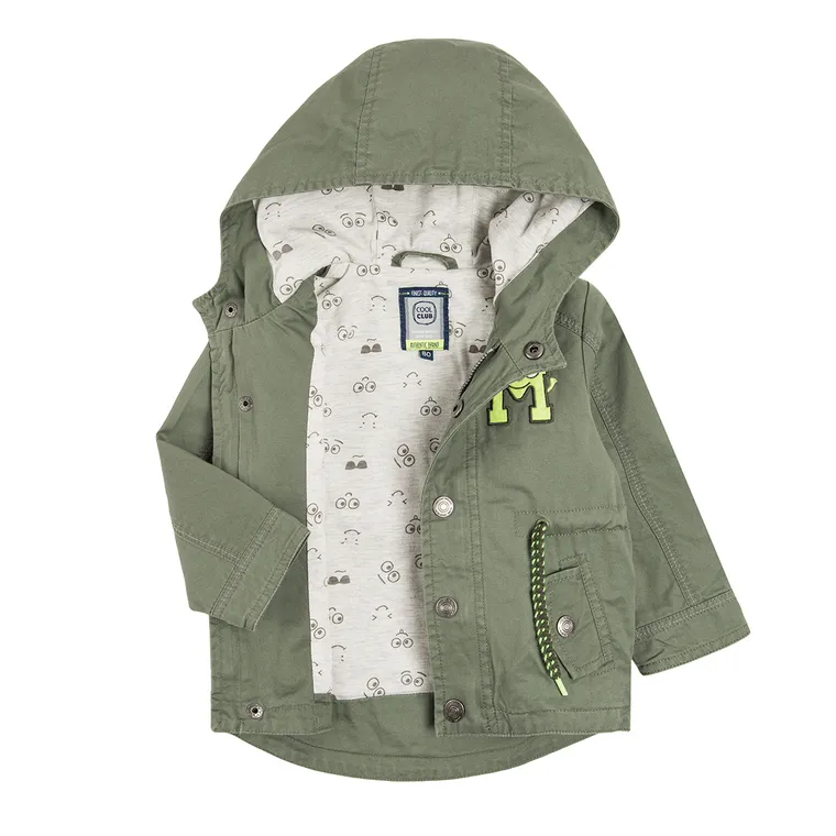 Cool Club, Kurtka wiosenna chłopięca, parka, zielona