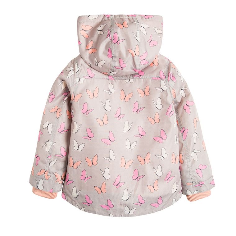 Cool Club, Kurtka wiosenna dziewczęca, beżowa, motyle