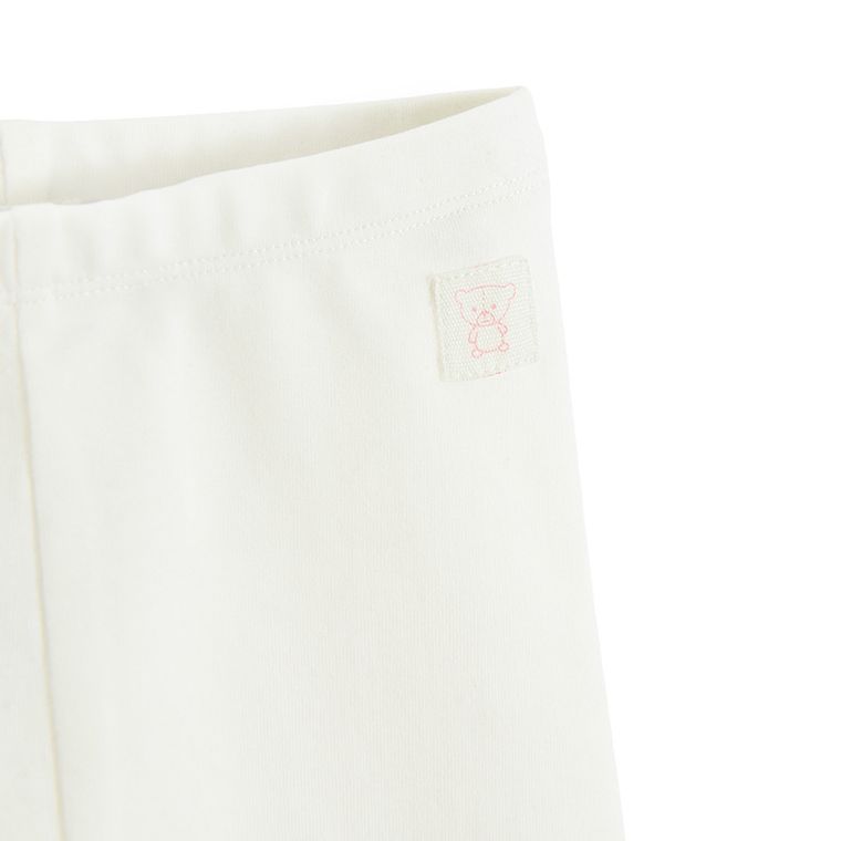 Cool Club, Legginsy dziewczęce 3/4, białe