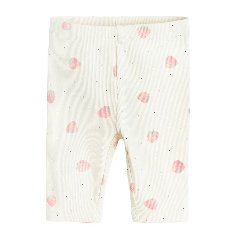 Cool Club, Legginsy dziewczęce 3/4, prążkowane, mix, zestaw, 3 szt.