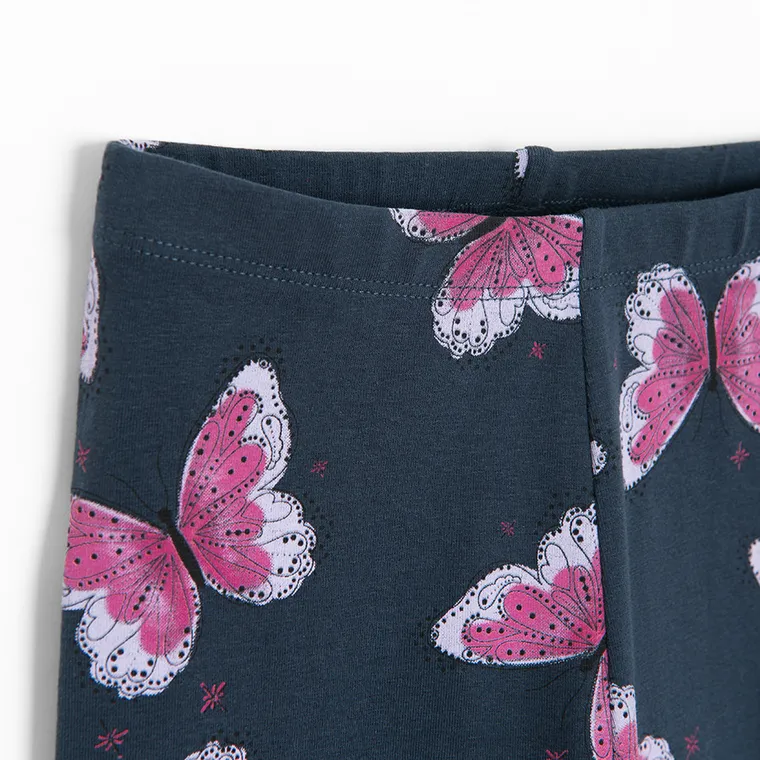 Cool Club, Legginsy dziewczęce, flare, granatowe