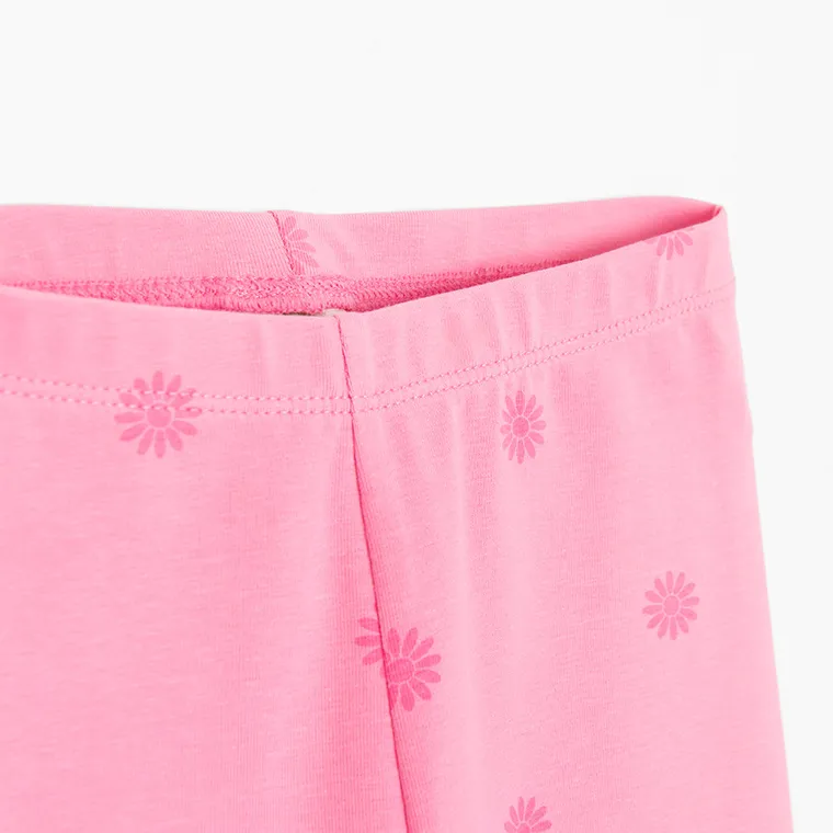 Cool Club, Legginsy dziewczęce, flare, różowe