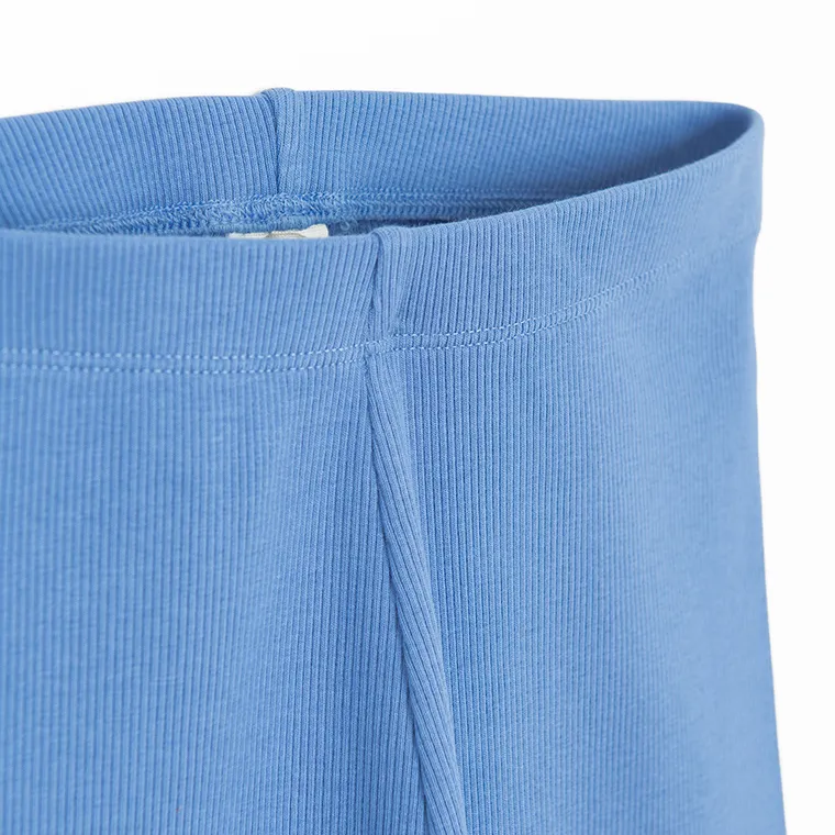 Cool Club, Legginsy dziewczęce, kolarki, prążkowane, niebieskie