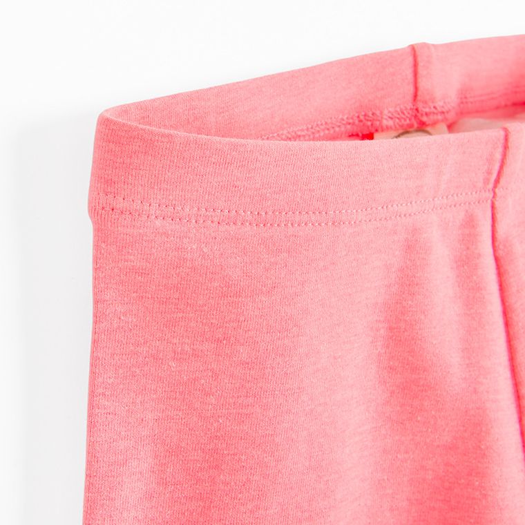 Cool Club, Legginsy dziewczęce, kolarki, różowe fluo