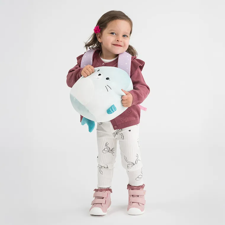 Cool Club, Legginsy dziewczęce, prążkowane, białe