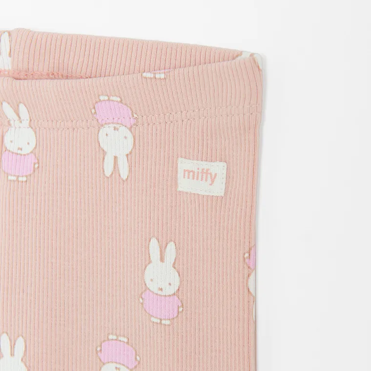 Cool Club, Legginsy dziewczęce, prążkowane, różowe, Miffy