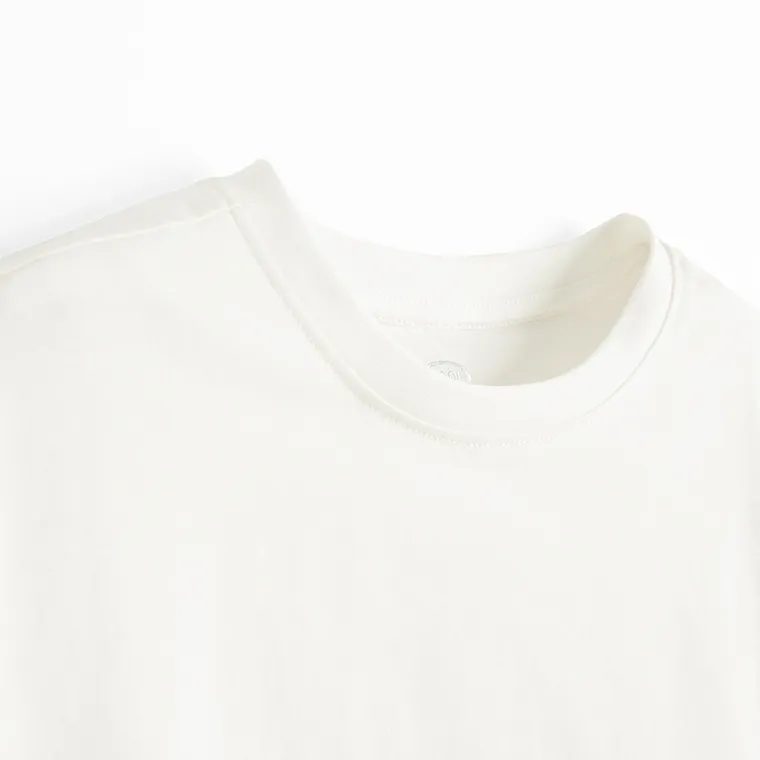 Cool Club, Luźny t-shirt dziewczęcy, biały