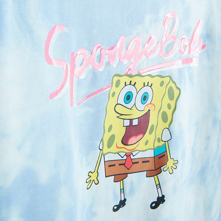 Cool Club, Luźny t-shirt dziewczęcy, mix, SpongeBob