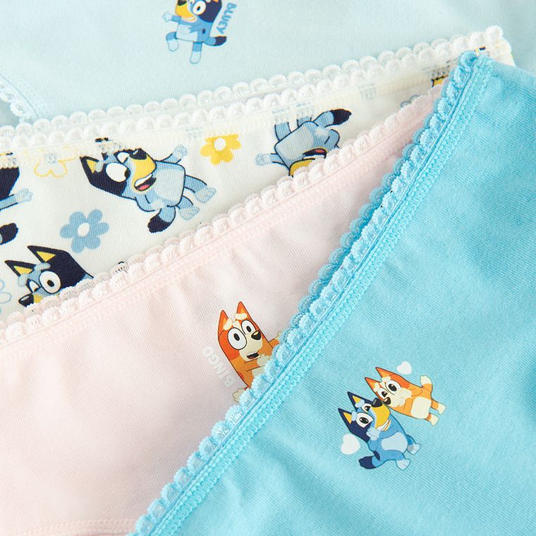 Cool Club, Majtki figi dziewczęce, mix, Bluey, zestaw, 5 szt.