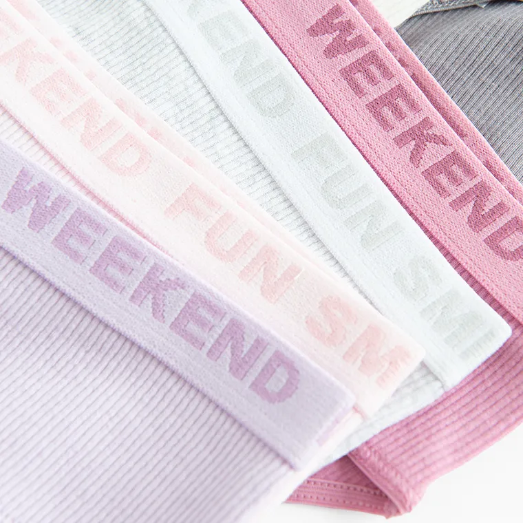 Cool Club, Majtki figi dziewczęce, prążkowane, mix, zestaw, 7 szt.