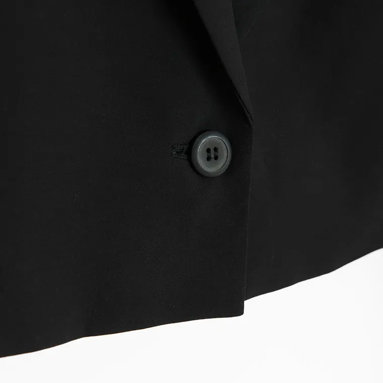 Cool Club, Marynarka dziewczęca, crop top, czarna