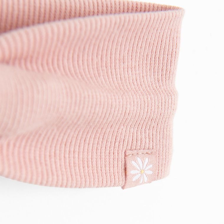 Cool Club, Opaska dziewczęca, prążkowana, różowa