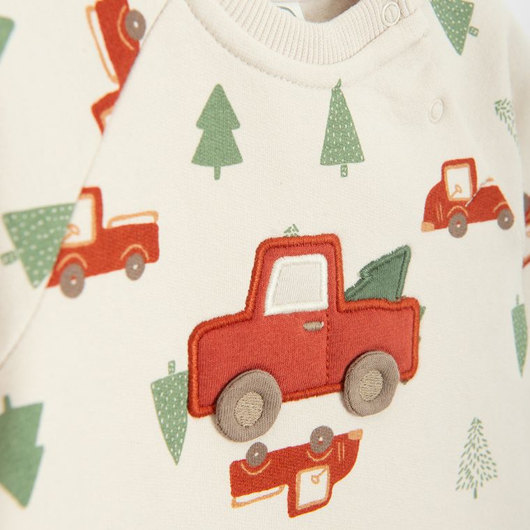 Cool Club, Pajac chłopięcy, beżowy