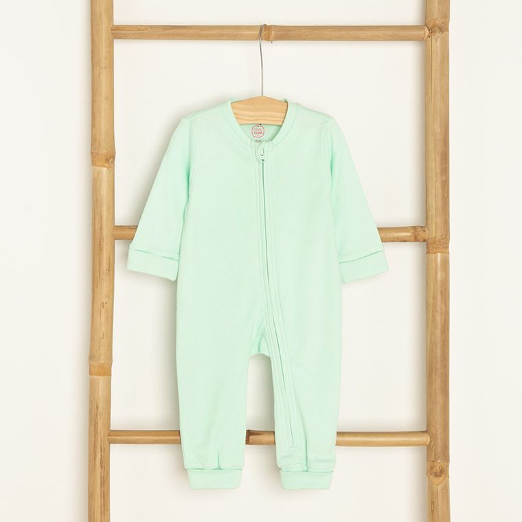 Cool Club, Pajac dziewczęcy, miętowy, ecru, zestaw, 2 szt.