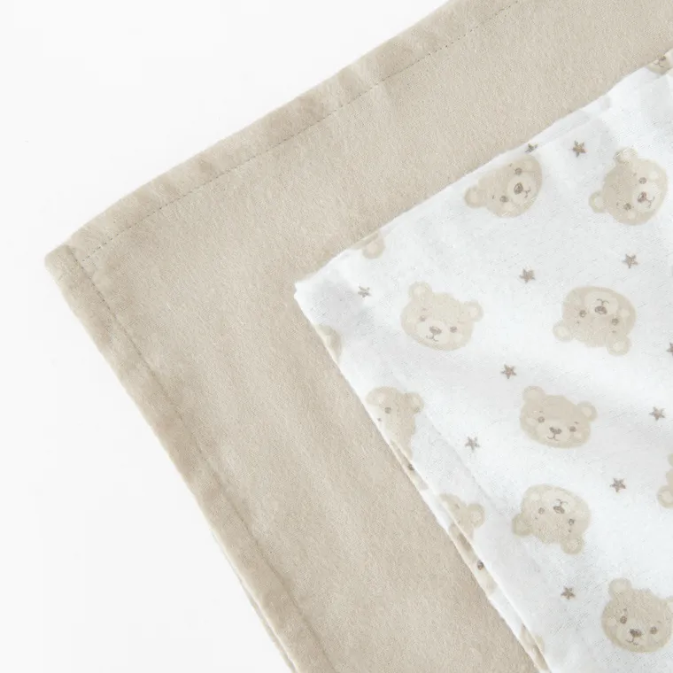 Cool Club, Pieluchy flanelowe niemowlęce, 70-80 cm, mix, zestaw, 2 szt.