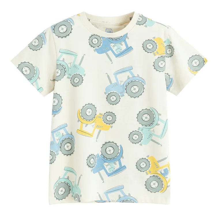 Cool Club, Piżama chłopięca, beżowa