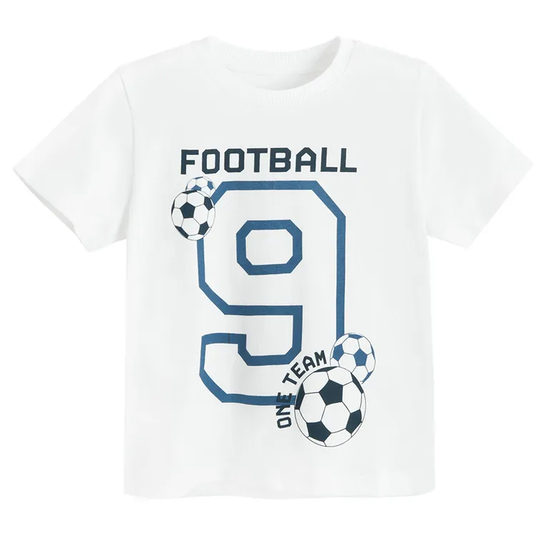 Cool Club, Piżama chłopięca, biało-niebieska