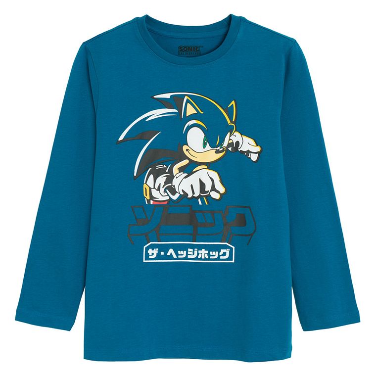 Cool Club, Piżama chłopięca, niebieska, Sonic the Hedgehog