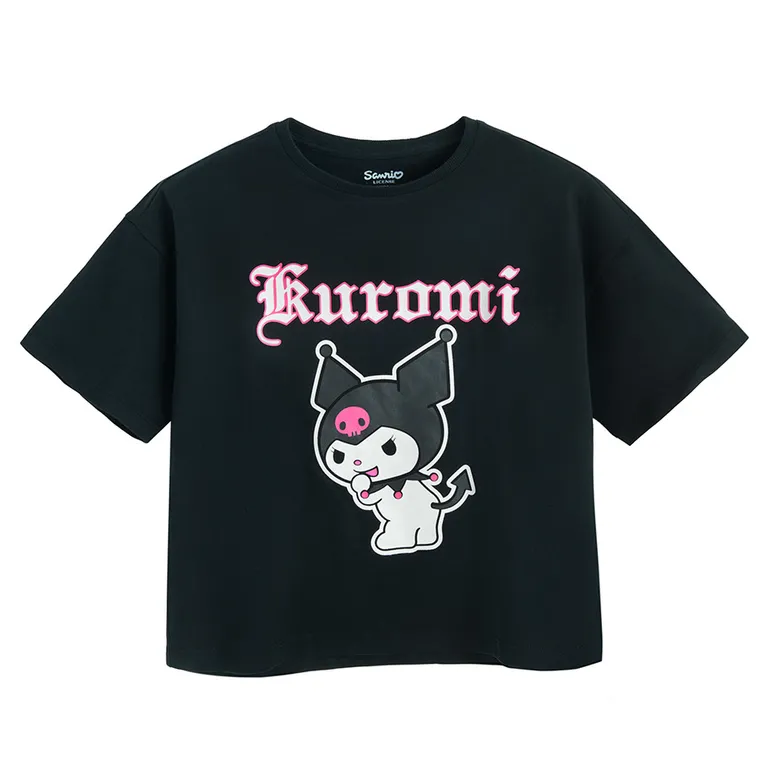 Cool Club, Piżama dziewczęca, czarna, Kuromi