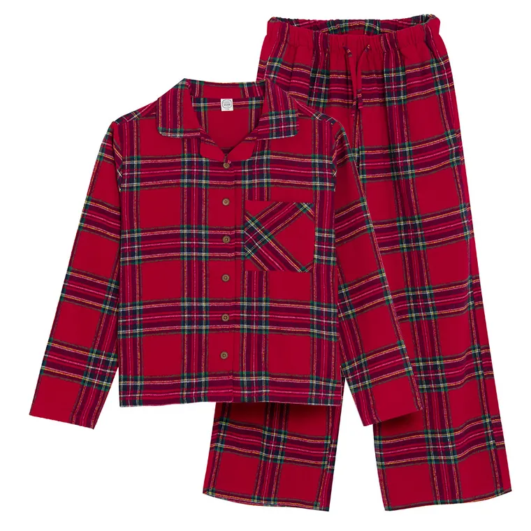 Cool Club, Piżama dziewczęca, flanelowa, czerwona