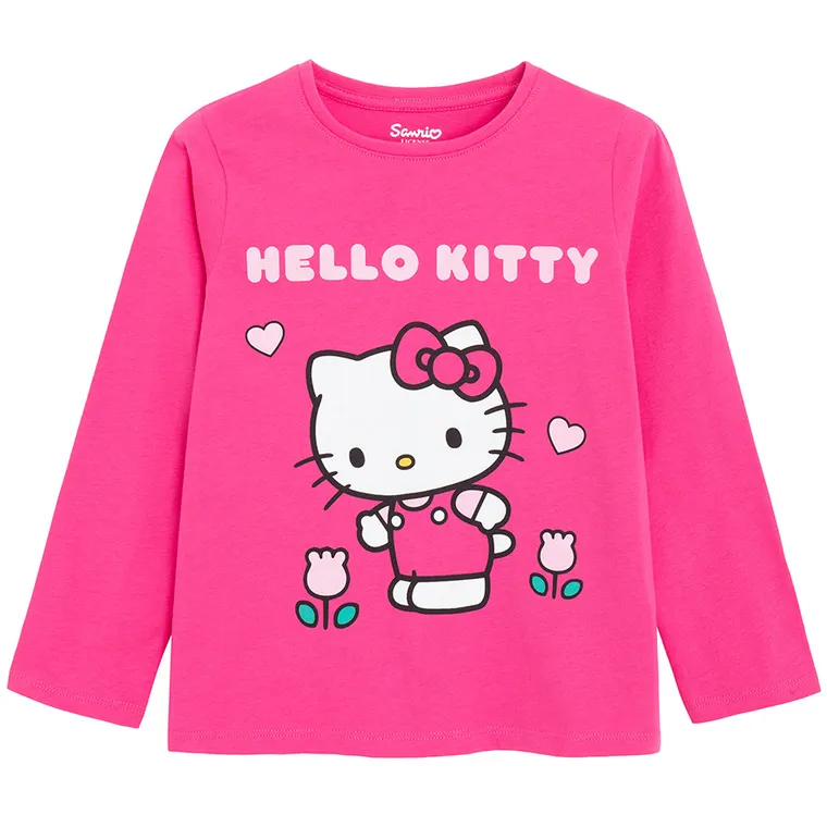 Cool Club, Piżama dziewczęca, różowa, Hello Kitty