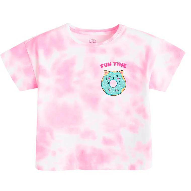 Cool Club, Piżama dziewczęca, różowo-biała