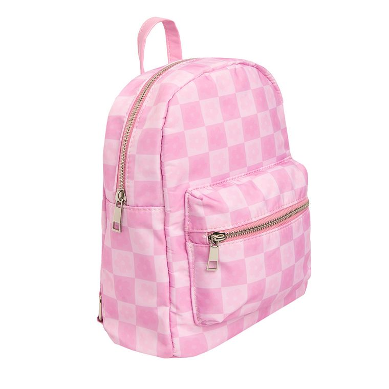 Cool Club, plecaczek, różowa szachownica
