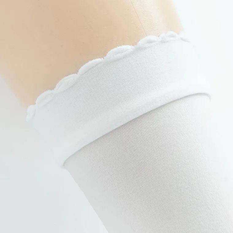 Cool Club, Podkolanówki dziewczęce, białe, mikrofibra, 40 DEN