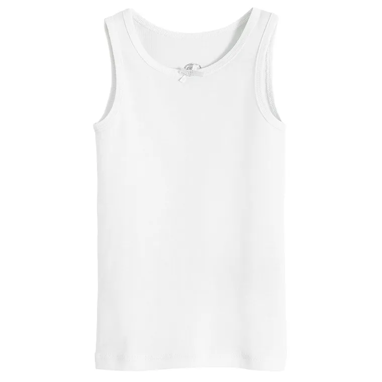 Cool Club, Podkoszulek dziewczęcy, biały, zestaw, 2 szt.