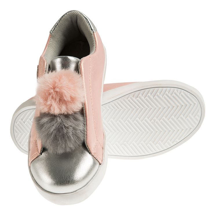 Cool Club, Półbuty dziewczęce, różowe, pompony
