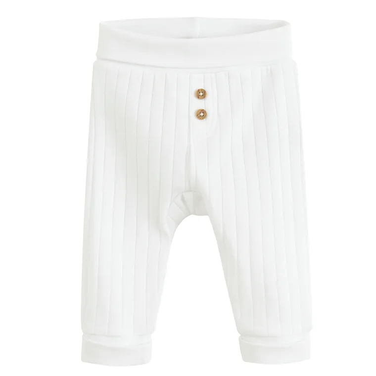 Cool Club, Półśpiochy niemowlęce, bawełna organiczna, białe, zestaw, 2 szt.