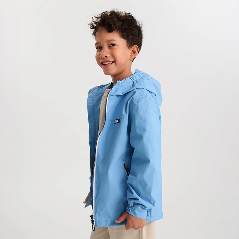 Cool Club, Przeciwdeszczowa kurtka chłopięca z kapturem, niebieska