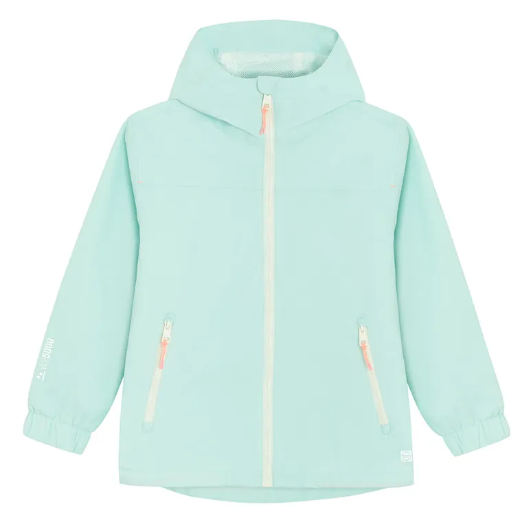 Cool Club, Przeciwdeszczowa kurtka dziewczęca z kapturem, niebieska