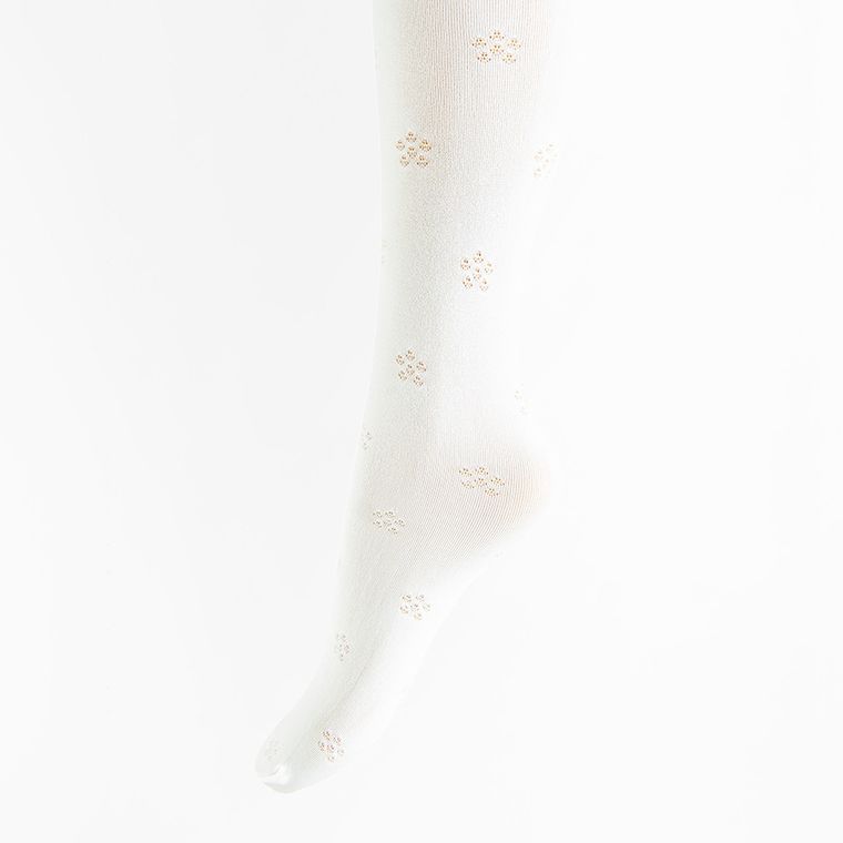 Cool Club, Rajstopy dziewczęce, białe, mikrofibra, 60 DEN, zestaw, 2 szt.