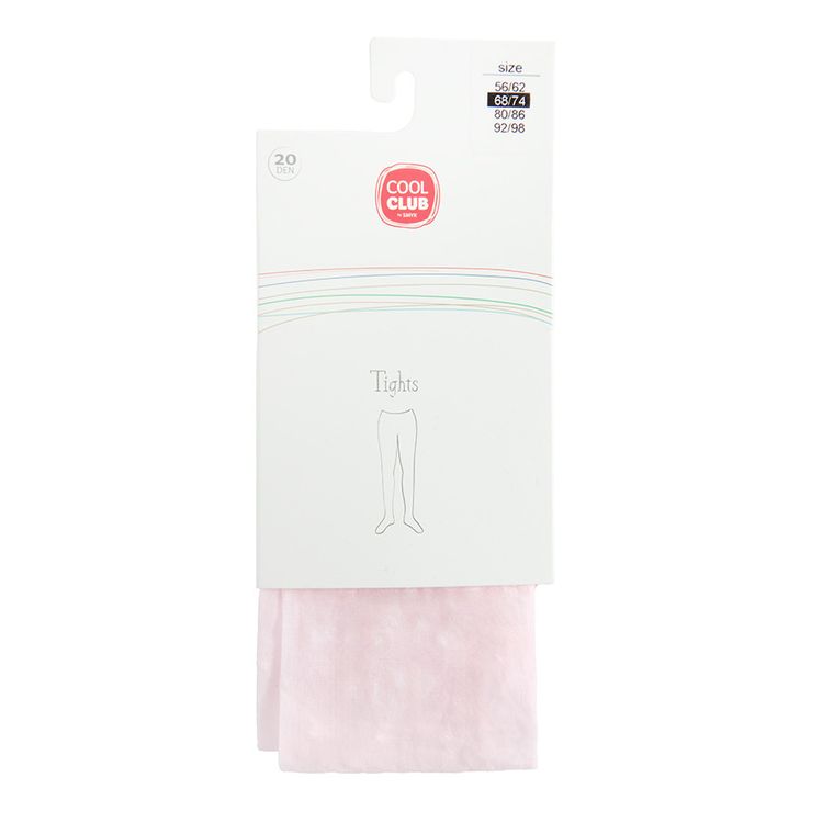 Cool Club, Rajstopy dziewczęce, różowe, 20 DEN