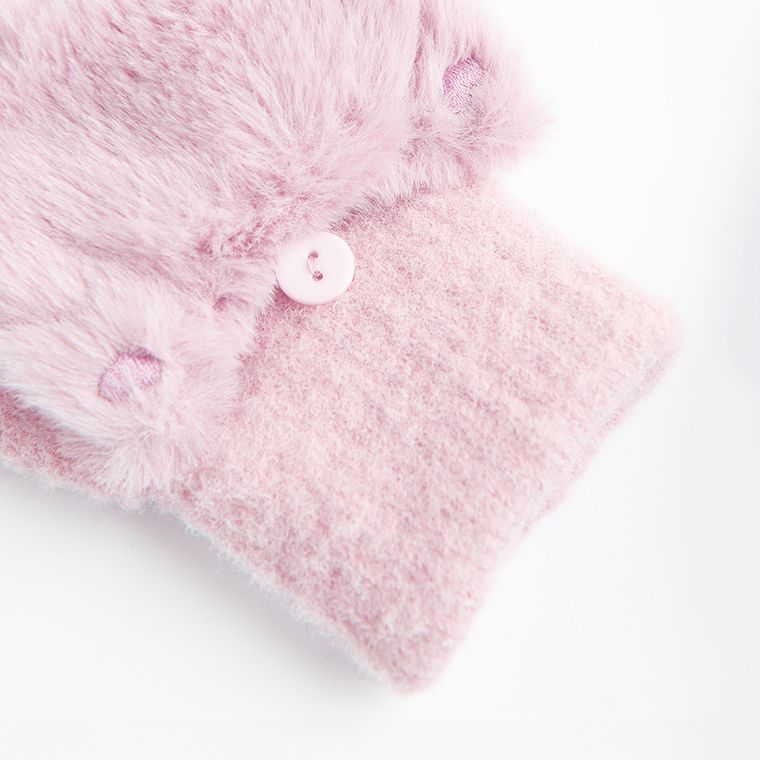 Cool Club, Rękawiczki dziewczęce bez palców, różowe