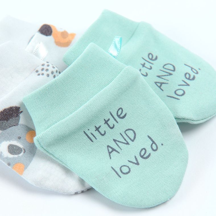 Cool Club, Rękawiczki niedrapki chłopięce, mix, zestaw, 2 szt.