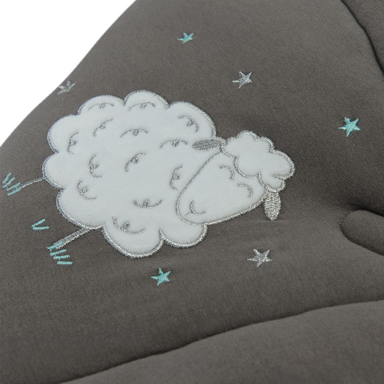 Cool Club, Rożek niemowlęcy, szary, biały, owieczka