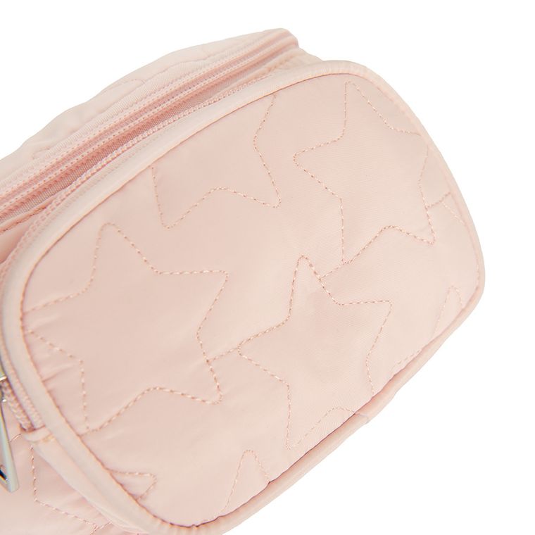 Cool Club, saszetka na biodro, nerka, jasnoróżowa